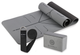 Zestaw do jogi HMS Mata TPE YM10 + Kostka KJ02 + Pasek SJ02 Gray (5908261684517) - obraz 1