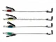 Набор свингеров Fishing ROI на цепочке YLS-04KIT-4 в кейсе - изображение 2