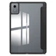Чехол Tri-fold Clear Acrylic Lenovo Idea Tab 11" TB336FU, ZU / Tab K11 2nd Gen / Xiaoxin Pad 2025 с местом для стилуса Черный - изображение 3