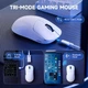 Ігрова бездротова миша Attack Shark X8 PRO 40 000 DPI, PAW3395PRO, 8K, 3 режими, ультралегка - зображення 5