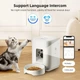 Smart Wi-Fi кормушка для кошек и собак - автоматическая, 2 л, управление со смартфона, таймер и оповещения (белая) - изображение 2