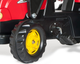 Traktor na pedałach Rolly Toys Kid z łyżka i przyczepa Czerwony (4006485023127) - obraz 6