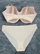 Комплект жіночої білизни THIRDLOVE 24/7 Classic T-shirt Bra - айворі - бюст 75G + трусики XL - изображение 4