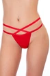 Трусики жіночі труси стрінги, G-стрінги ORO STR-513 rosso L/XL - изображение 1