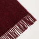 Koc Homla Chenille szenilowy burgundowy 130 x 170 cm (5906496749148) - obraz 2
