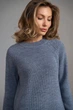 Женский джемпер 2844 ТМ Triko Bakh 46-48 джинс (2844_jeans_1) - изображение 4