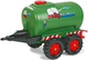Duża przyczepa-cysterna Rolly Toys Tanker 2-osiowa 30 l Zielona (4006485122653) - obraz 1