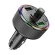 АЗП з FM-модулятором HOCO E82 Guerrero PD30W+QC3.0 car BT FM transmitter Black (6942007620642) - изображение 1