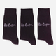 Набір чоловічих шкарпеток високих бавовняних Lee Cooper Anksocks 725 Чорний (5906598069267) - зображення 2