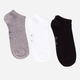 Набір жіночих шкарпеток коротких бавовняних Lee Cooper Snesocks 735 Сірий/Білий/Чорний (5906598069540) - зображення 1