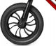 Rowerek biegowy Qplay Racer New 12” Czerwony (5061047481820) - obraz 6