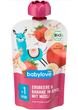 Пюре Babylove полуниця-банан-яблуко з мюслями для дітей від 1 року, 100 г - зображення 1