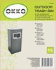 Kosz na śmieci OKKO T-F5617M z popielniczką 17 l Czarny (4772013257301) - obraz 2