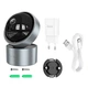 IP-камера відеоспостереження HOCO D5 Indoor PTZ HD camera EU 2304x1296 IP54 Wi-Fi 2.4 ГГц Grey (6942007640121) - зображення 6