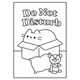 Раскраска Yes, А4, 8 страниц, Pusheen, с наклейками, (743229) - изображение 3