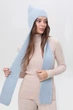 Шапка B1018 One Size Голубой - изображение 2
