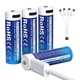 Акумулятор літій-іонний Xtar Li-ion 14500USB HR6 1.5V 3000mAh 2A Type-C - изображение 2