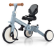 Rowerek trójkołowy Milly Mally Optimus Max Denim 5w1 6266 (5907090700238) - obraz 4