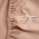 Простирадло Homla Basic Danielle сатинове Бежеве 90 x 200 см (5904183855349) - зображення 3