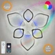 Светильник потолочный светодиодный LUMINARIA AZALIA RGB 80W+10W 6R 680/120 WHITE/ICE 220V IP20 с пультом ДУ - изображение 1