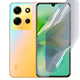 Антишпион приватная плёнка гидрогелевая для смартфона Infinix Note 30i противоударная прозрачная - изображение 1