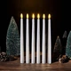 Світлодіодна LED свічка на батарейках LED Candle White 27 см (1 шт) - изображение 2