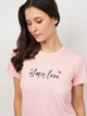 Пижама (футболка + штаны) женская Trendyol THMSS24PT00251 L Light Pink (8683050298973) - изображение 5