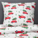 Комплект постільної білизни Homla Holly Jolly Bil Підковдра 160 x 200 см + 2 наволочки 70 x 80 см з мікрофібри в автомобілі Сірий (5904183830056) - зображення 5