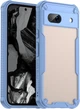 Противоударный чехол для Google Pixel 8a матовый Frosted PC AirBag голубой - изображение 1