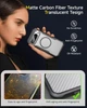 Чехол противоударный MagSafe AirBag для Google Pixel 9 Pro carbon fiber черный - изображение 8