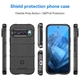 Противоударный чехол для Google Pixel 9 | 9 Pro Rugged Shield черный - изображение 6
