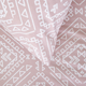Komplet pościeli Homla Ethnic Summer Lille Poszewka na pościel 220 x 200 cm + 2 poszewki na poduszki 70 x 80 cm z mikrofibry we wzory Różowy (5904183843391) - obraz 3