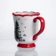 Новогодняя фарфоровая чашка для чая и кофе 450 (мл) New Year CR-1-3 - изображение 3