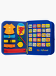 Бизиборд развивающая книга из фетра бизибук для детей сортер монтесори в виде сумочки фетровая книжка детская мягкая тактильная интерактивная игрушки для самых маленьких мальчика Космос Синий 73666 - изображение 9