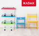 Кошик-органайзер Kadax з кришкою на колесах блакитний 60 л (5903699425893) - зображення 7