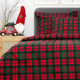 Комплект постільної білизни Homla Holly Jolly Tartan Підковдра 160 x 200 см + 2 наволочки 70 x 80 см бавовняний в клітинку Червоно-Зелений (5902869942024) - зображення 12