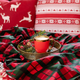 Комплект постільної білизни Homla Holly Jolly Tartan Підковдра 160 x 200 см + 2 наволочки 70 x 80 см бавовняний в клітинку Червоно-Зелений (5902869942024) - зображення 14