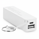 Зовнішній акумулятор брелок Power Bank UKC A5 1500 mAh White - зображення 3