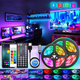 Светодиодная LED лента RGB 5 м USB 5V с пультом и Bluetooth управлением для подсветки комнаты - изображение 2