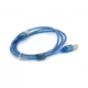 Кабель для принтера USB 2.0 AM/BM 1.5m 2x ferrite transparent Voltronic (YT-AM/BM-1.5T) (261488) - изображение 3