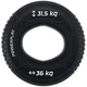 Еспандер кистьовий силіконовий PowerPlay PP-4330 Hand Grip Looops Hard 31.5-36 кг чорний - изображение 1
