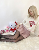 Колготки Hello Kitty чорні в сітку безрозмірні one size Korni (SVS) - зображення 4