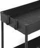Етажерка пластикова 3 яруси на колесах Black, 40х22х66 см - зображення 3