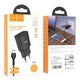 Зарядний пристрій Hoco C88A 2USB 2.4A + Type-C Cable Black - изображение 3