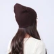Шапка бени женская LuckyLOOK Мана One Size Коричневый 917-613 - изображение 2