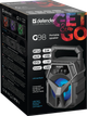 Портативна акустика Defender G98 5W, Light/BT/TF/USB/AUX, black 5 Вт Bluetooth 5.0 - зображення 9