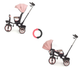 Rowerek trójkołowy Milly Mally Twinkle różowy 6426 (5907090700542) - obraz 9