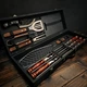Набор шампуров в деревянном кейсе "Форест" - изображение 1