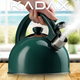 Czajnik nierdzewny Kadax Vasto z gwizdkiem zielony 1.7 l (5903699469323) - obraz 2