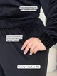 Брюки женские велюровые широкие Merlini Пецолла 600001261 2XL-3XL Черные (600001261_3) - изображение 5